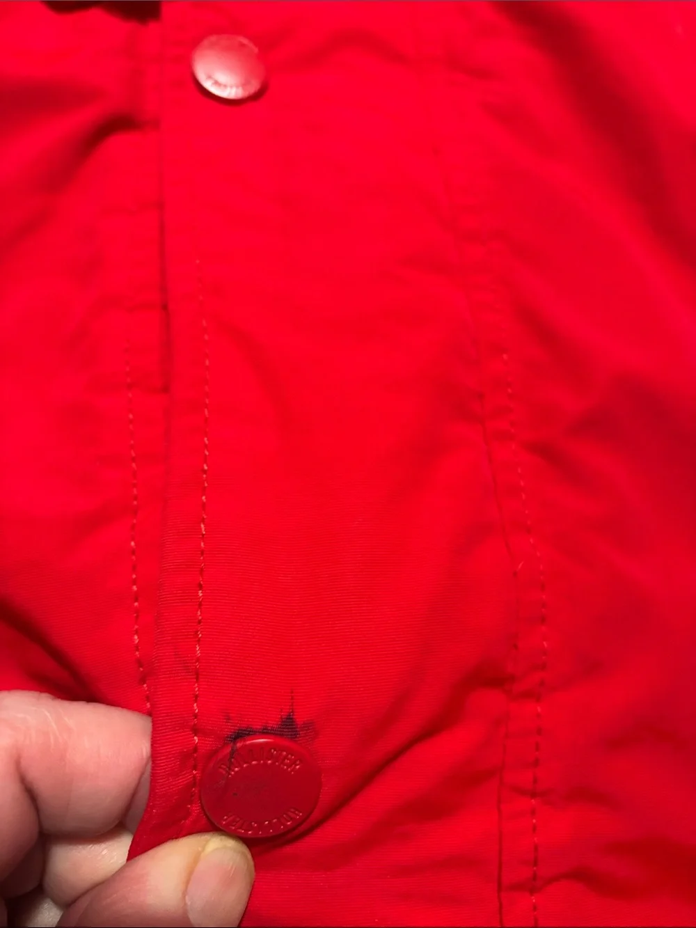 Hollister Bright Red Kids Puffer Coat
